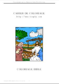 coloriage bible