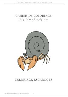 escargot album de coloriage 2 pdf