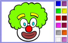 coloriage en ligne 1 clown
