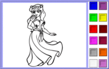 coloriage en ligne 1 princesses